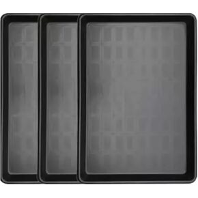 6pack إضافية كبيرة من الزيت التنقيط عموم 35.4 × 24 × 1.4 بوصة تغيير الزيت صينية التنقيط للزيت لأعلى تحت السيارة صينية زيت زيت التلقائي لمقلاة مرآب ناقل الحركة ممر للسيارات للحفاظ على الأرض نظيفة