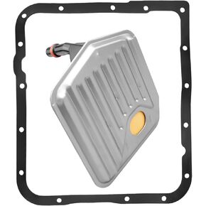 Automatic Transmission Filter and Gasket Fit for Chevrolet GMC Cadillac Pontiac 700R4 4L60 1984-1993 Replace TF235 74010 A74010 FK74011 8667689 12333599 12360655 25011237 3I1353