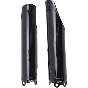 2pcs غطاء أنبوب الشوكة الأمامي لامع أسود ل CRF250R CRF250X CRF450R CR125 CR250 CRF 450 RX