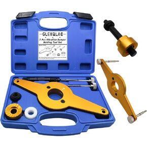 Vibration Damper Holding Tool Replaces T10531, Crankshaft Pulley Shock Absorber Removal Kit Compatible with Audi Skoda Seat VW 1.8 2.0 4V TFSi EA888 Engines