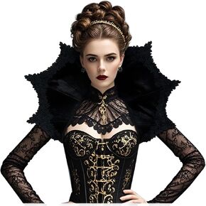 Joukavor Velvet Victorian Collar Women Gothic Vampire Neck Collar for Cosplay