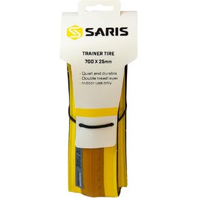 Saris, Bike Trainer Accessory, Indoor Trainer Tire, 700x25c, Yellow in Kuwait