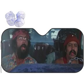 Funny Foldable Windshield Sun Shade for Car Sunshade for Car Windshield Covers Blocks Uv Rays Automotive Interior Sun Protection Universal Fit 51 X 27.5 in Keep Your Vehicle Cool