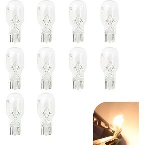 10 PCS Automotive T15 Brake Light Bulb ، 36 mm × 9 mm 12 V 16 W antract accessories ، includal access accesss enductions for ther the incls ، inclusts for the starks ، stucks ، suvs (white #t15)