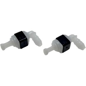 2Pcs Windshield Washer Connector Hose Elbow Check Valve 3B0955665C Compatible with Beetle CC Eos Golf Golf SportWagen GTI Jetta Rabbit Ti-guan Touareg