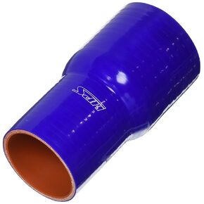 HPS HTSR-250-300-L6-BLUE Silicone High Temperature 4-ply Reinforced Reducer Coupler Hose, 50 PSI Maximum Pressure, 6" Length, 2-1/2" > 3" ID, Blue