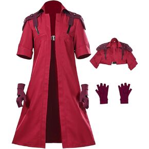 Wolancy Devil Cry 5 Cosplay Dante Costume anime DMC Red Retro Trench Coat Jacket Gloves Goy Demon Suit for Mens