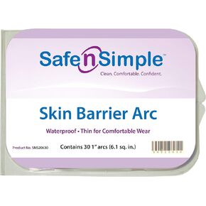 Safe n Simple Skin Barrier Arc, SNS20630 (Box of 30)