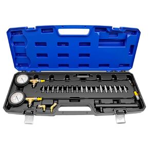 Universal Brake Oil Pressure Gauge, 0-3500 PSI Car ABS Hydraulic Oil Pressure Gauge, Brake System Test Gauge, Service Tool