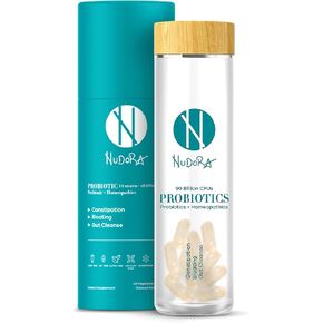 Green 3-in-1 Daily Probiotic, Prebiotics & Herbals (Magnesium Citrate & Oxide & More) | Digestive Health, Constipation & Bloating Relief, Gas, Immune Support | Women & Men (60 Count)