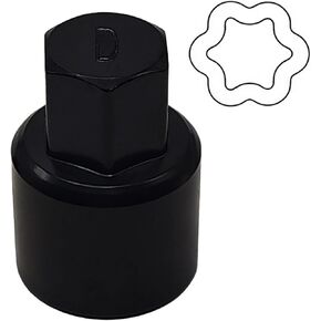 D-Wheel Locking Nut Key Compatible with Toyota Models, Lexus, Tacoma, Wheel Lock Nut Socket Adapter, Anti-Theft Lug Removal Tool, Socket Remover Hand Repair Tool
