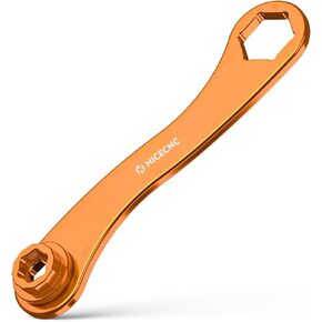 Orange Axle Wrench Removal Tool Compatible with KTM 150-500 XC SX XCF SXF 2023-2024 150-500 EXC EXCF XCW 2024,Compatible with Husqvarna 150-450 FC FX TX TC 2023-2024,See fitment