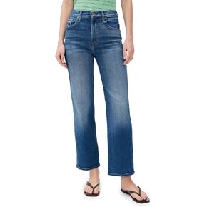 MOTHER Women's The Rambler Zip Flood Jeans