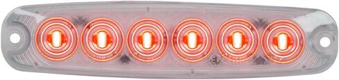 GG Grand General 75862 Red/Red LED Light (5-1/8" Ultra Thin 6, High/Low, 3 Wires) in Kuwait