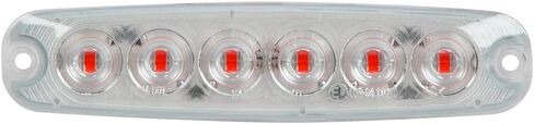 GG Grand General 75862 Red/Red LED Light (5-1/8" Ultra Thin 6, High/Low, 3 Wires) in Kuwait