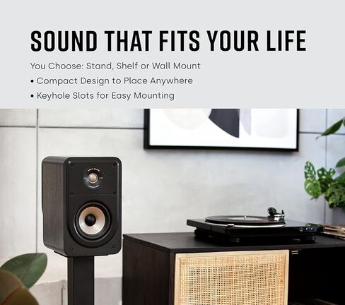 Polk Audio Signature Elite ES35 Slim Center Channel Speaker + ES15 Bookshelf Speakers Bundle - Hi-Res Audio Certified, Dolby Atmos & DTS:X Compatible in Saudi Arabia