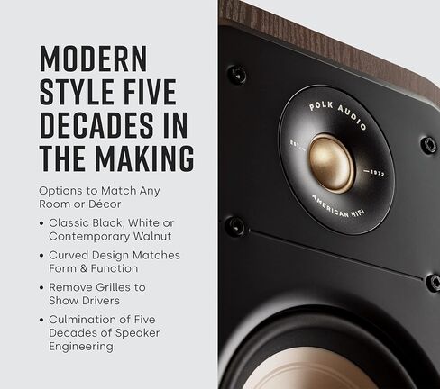 Polk Audio Signature Elite ES35 Slim Center Channel Speaker + ES15 Bookshelf Speakers Bundle - Hi-Res Audio Certified, Dolby Atmos & DTS:X Compatible in Saudi Arabia