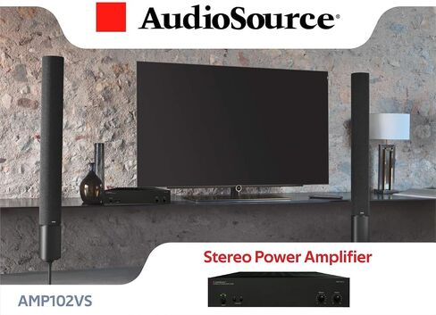 Audio Source AMP100VS 2 Channel Amplifier (Black) in Saudi Arabia