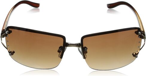 Foster Grant Women's Vera Sunglasses Rectangle, White, 64mm in Saudi Arabia