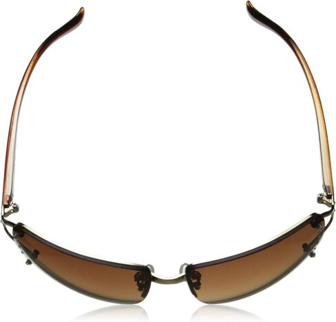 Foster Grant Women's Vera Sunglasses Rectangle, White, 64mm in Saudi Arabia
