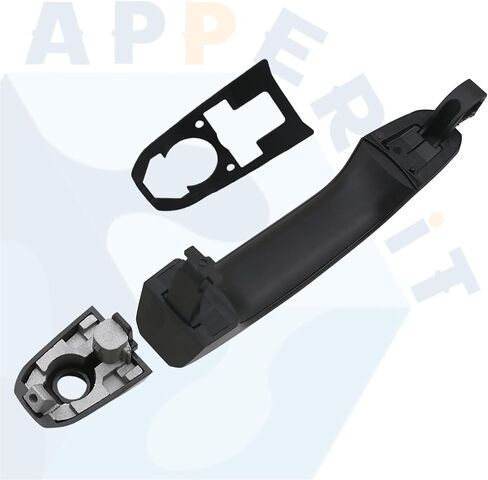 APPERFiT Exterior Door Handle w/Gasket Chrome for Front Driver Side Compatible with 2014-2020 Chevy Chevrolet Silverado Suburban Tahoe, GMC Sierra Yukon Door Parts 84711849 22923609 in Saudi Arabia