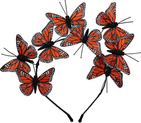Coucoland Butterfly Fascinator Hat Derby Fascinators Boho Style Headband Butterfly Headpiece in Saudi Arabia