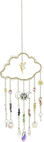 Liqunsweet 4 PCS PRISM ملونة على شكل زجاج معلق DREAM SUNCATHERS RAINBOW RISTANGERSTANCH in Kuwait