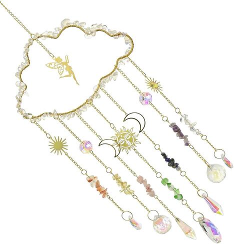 Liqunsweet 4 PCS PRISM ملونة على شكل زجاج معلق DREAM SUNCATHERS RAINBOW RISTANGERSTANCH in Kuwait