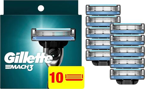 Gillette Mach3 Mens Razor Blade Refills, 10 Count in Saudi Arabia