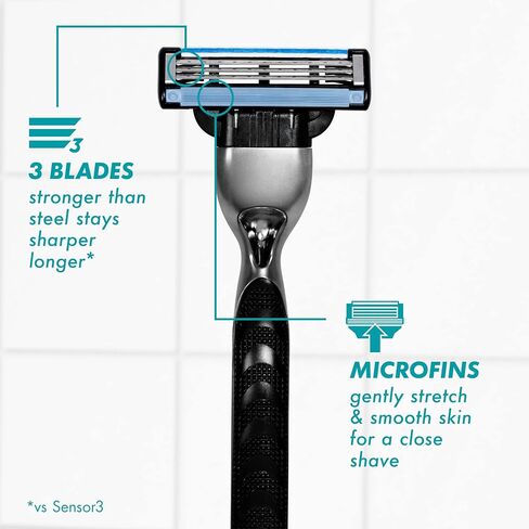 Gillette Mach3 Mens Razor Blade Refills, 10 Count in Saudi Arabia