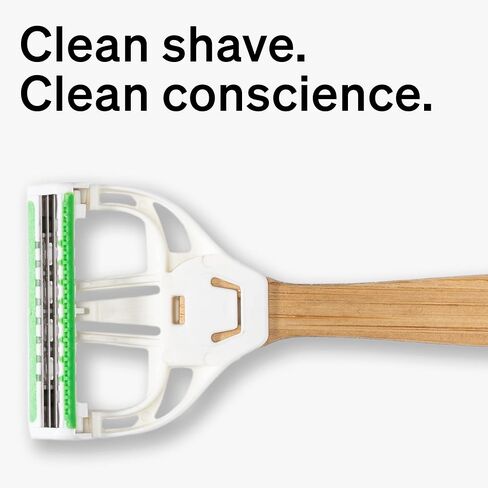 Schick Xtreme Bamboo Razor — Eco Friendly Razor, Bamboo Disposable Razors Men, Bamboo Razor Handle in Saudi Arabia