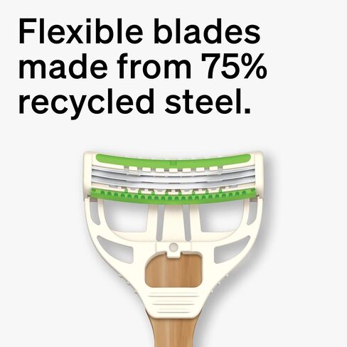 Schick Xtreme Bamboo Razor — Eco Friendly Razor, Bamboo Disposable Razors Men, Bamboo Razor Handle in Saudi Arabia