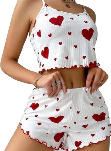 Women Heart Printed Sleepwear in Saudi Arabia