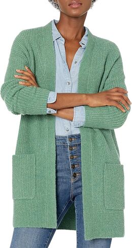 Goodthreads Women's Oversized Boucle Shaker Stitch Cardigan Sweater in Saudi Arabia