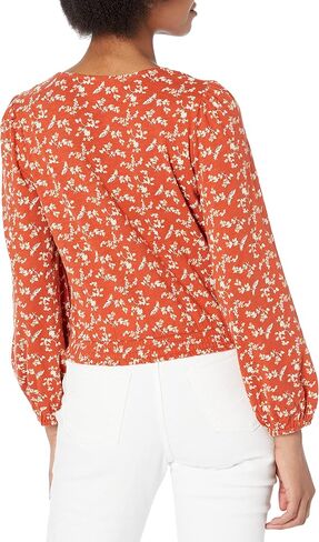 سترة نسائية طويلة الأكمام مطبوعة من Lucky Brand in Saudi Arabia