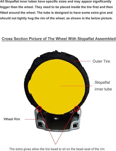 Stop-A-Flat Puncture Proof, Thorn-resistant, No-flat, Bicycle Tube, 24 x 1.75 in Saudi Arabia