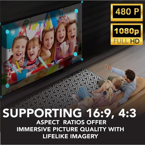 RCA - RPJ060 نظام الترفيه المنزلي لجهاز العرض المحمول - خارجي، مقابض ومكبرات صوت مدمجة in Kuwait