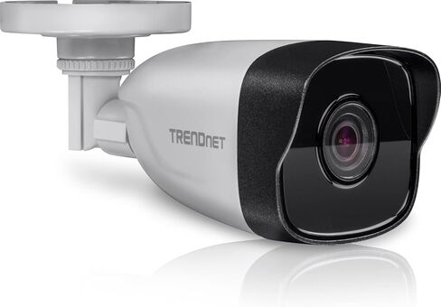 كاميرا TRENDnet داخلية/خارجية 4 ميجابكسل H.265 PoE IR Bullet Network، TV-IP1328PI، 2560 × 1440، كاميرا أمان مع رؤية ليلية تصل إلى 30 مترًا (98 قدمًا)، تصنيف IP67، تطبيقات iOS وAndroid مجانية للهواتف المحمولة in Kuwait