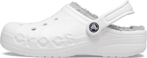 Crocs Baya Lined Clog White/Light Grey Men's 13, Women's 15 Medium in Saudi Arabia