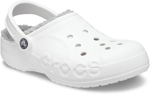 Crocs Baya Lined Clog White/Light Grey Men's 13, Women's 15 Medium in Saudi Arabia