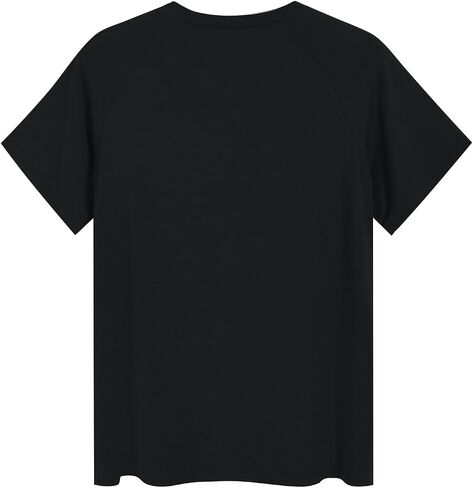 Latuza Women's Viscose Pajama Tops Soft Sleep Shirt Raglan Sleeve Lounge Top in Saudi Arabia