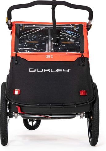 Burley Cub X 2 مقعد عربة دراجة للأطفال باللون الأحمر الذري in Kuwait