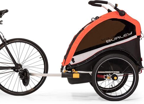 Burley Cub X 2 مقعد عربة دراجة للأطفال باللون الأحمر الذري in Kuwait