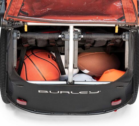 Burley Cub X 2 مقعد عربة دراجة للأطفال باللون الأحمر الذري in Kuwait