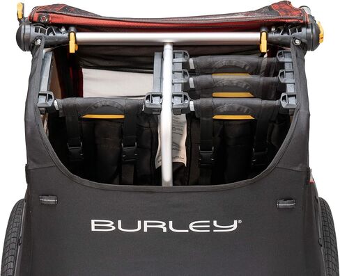 Burley Cub X 2 مقعد عربة دراجة للأطفال باللون الأحمر الذري in Kuwait