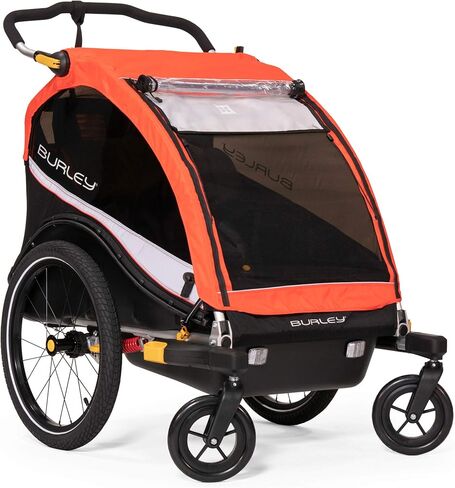 Burley Cub X 2 مقعد عربة دراجة للأطفال باللون الأحمر الذري in Kuwait