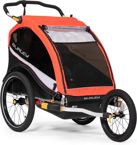 Burley Cub X 2 مقعد عربة دراجة للأطفال باللون الأحمر الذري in Kuwait