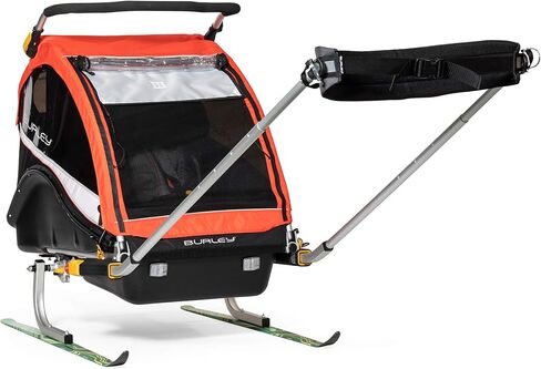 Burley Cub X 2 مقعد عربة دراجة للأطفال باللون الأحمر الذري in Kuwait