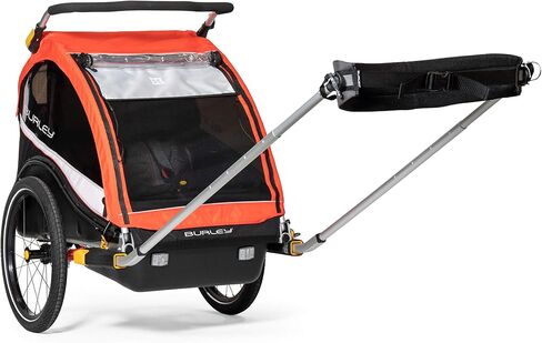 Burley Cub X 2 مقعد عربة دراجة للأطفال باللون الأحمر الذري in Kuwait
