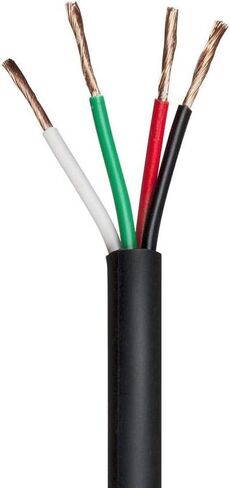 Monoprice 18 AWG 2 Conductor CMP-Rated Speaker Wire/Cable - 1000 Feet UL Plenum Rated, 100% Pure Bare Copper with Color Coded Conductors - Nimbus Series in Saudi Arabia